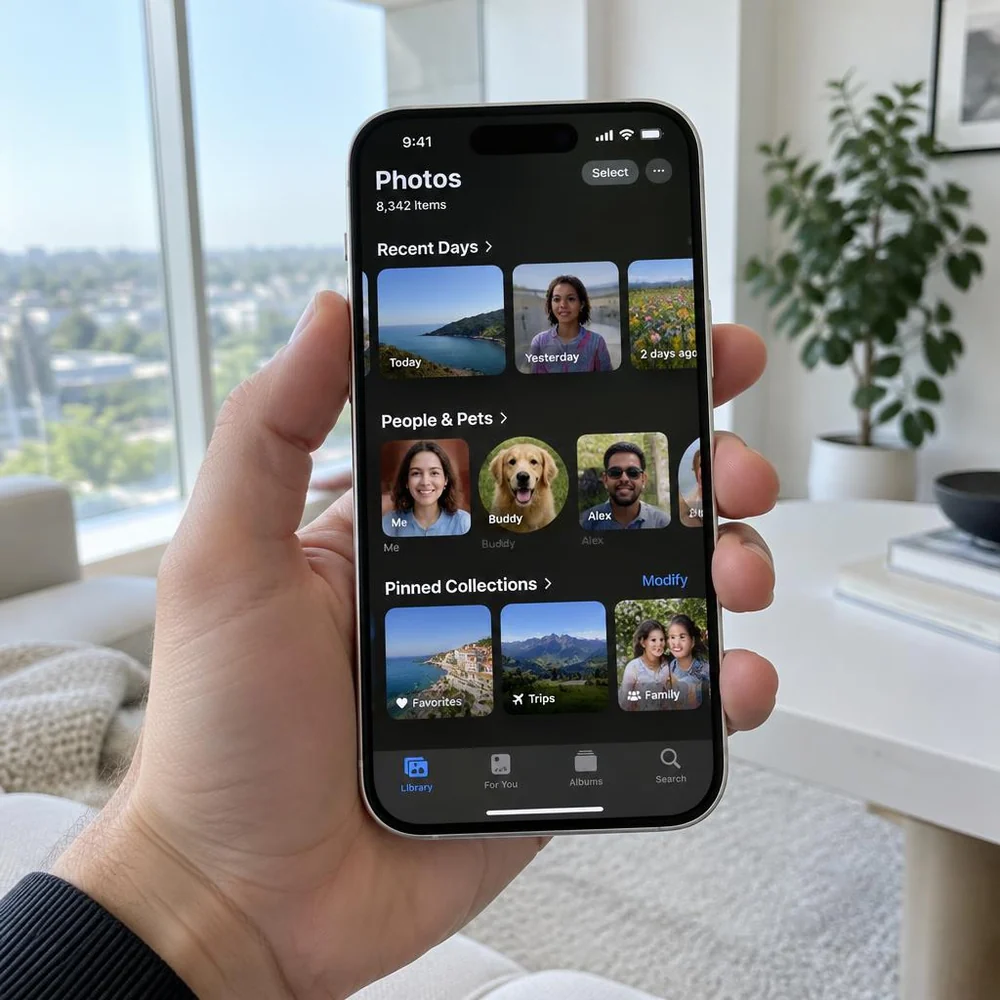 Foto de iPhone 15 Pro (256GB) Titanio Blanco